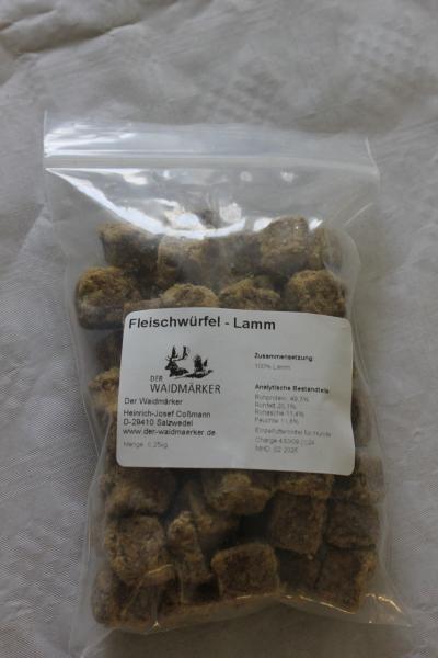 Waidmärker Lamm- Fleischwürfel